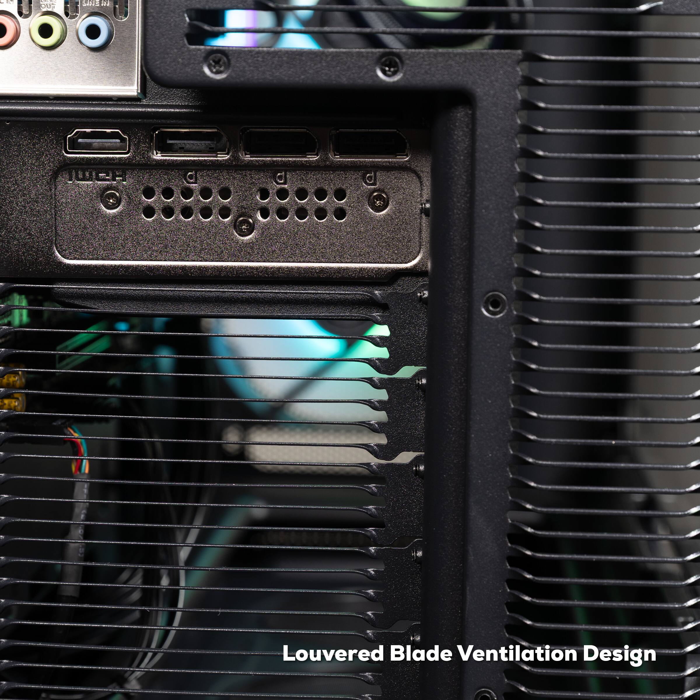 Louvered Blade Ventilation Design