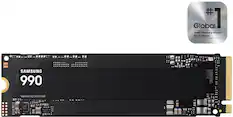# Global #1 Flash Memory brand for 23 Years
SAMSUNG 990
samsung.com/ssd
B202 818 2H50 57
Uas 9-7-9
SAUG
MMATORDEG ENHGED