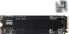 Samsung - Internal SSD 990 2TB, Read/Write Speeds Up to 7,250/6,450 MB/s (MZ V9V2T0B/AM)