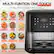 MULTI-FUNCTION ONE TOUCH
11 Menu Preset Choices & Warm keeping
- fries
- shrimp
- pork
- drumsticks
- fish
- cheese
- bacon
- dehydrating
- steak
- toast
- vegetables