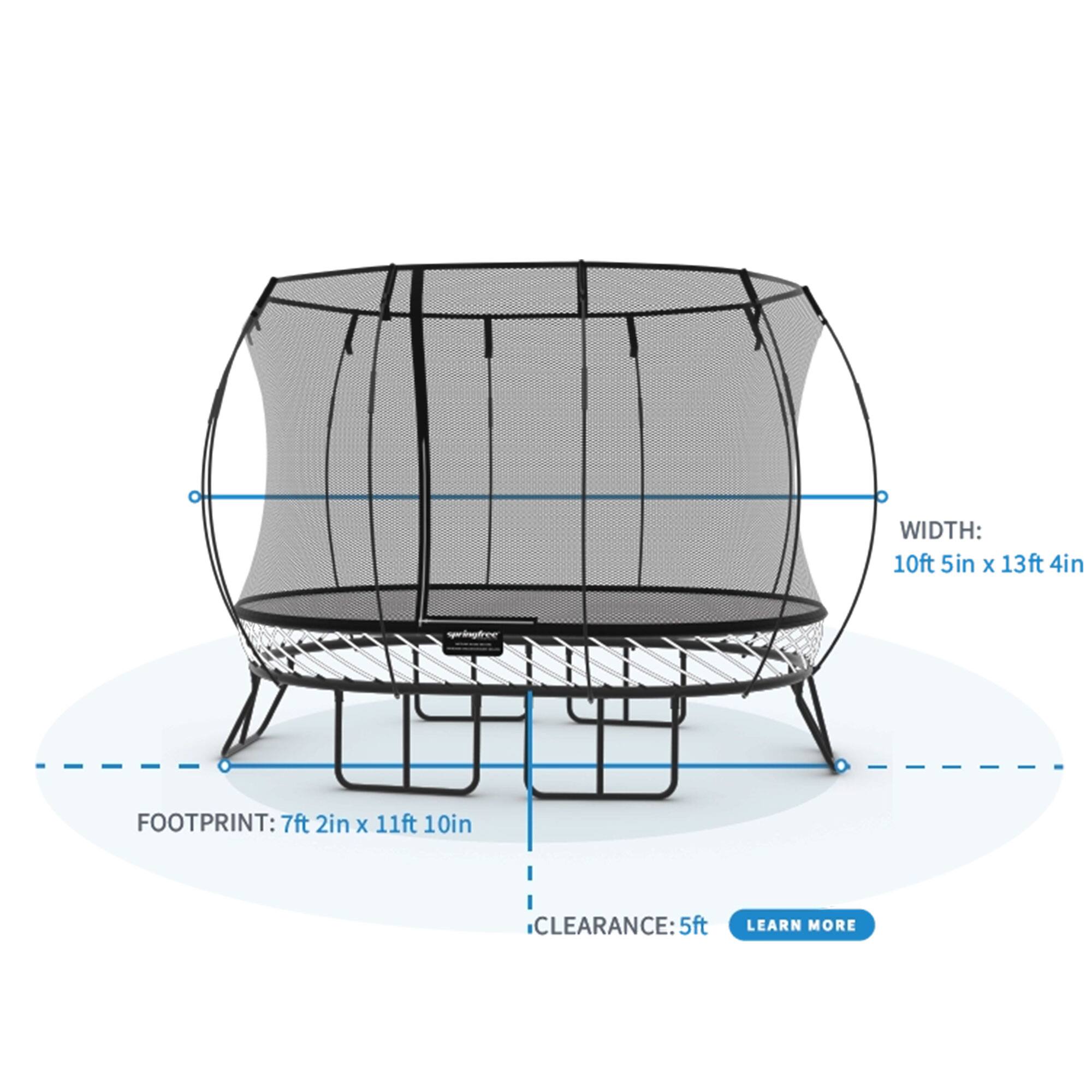 WIDTH: 10ft 5in x 13ft 4in  
FOOTPRINT: 7ft 2in x 11ft 10in  
CLEARANCE: 5ft  
LEARN MORE