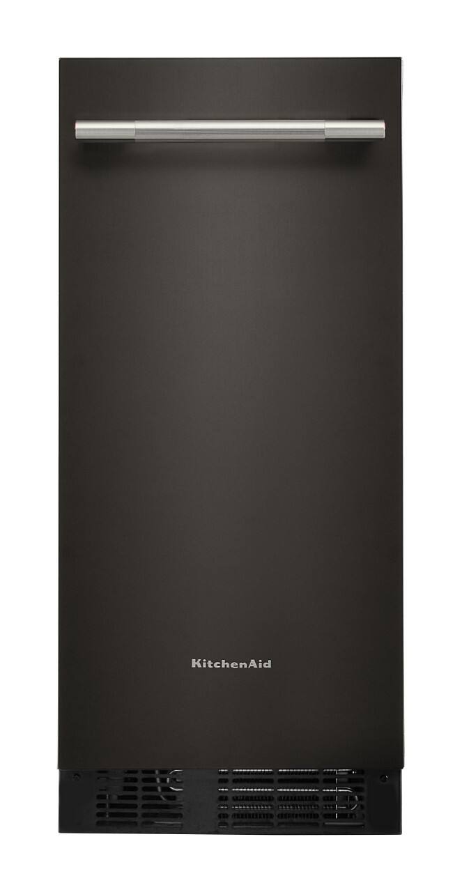 Alt View 14. KitchenAid - 15 inch 25-Lb. Ice Maker - Black Ore.