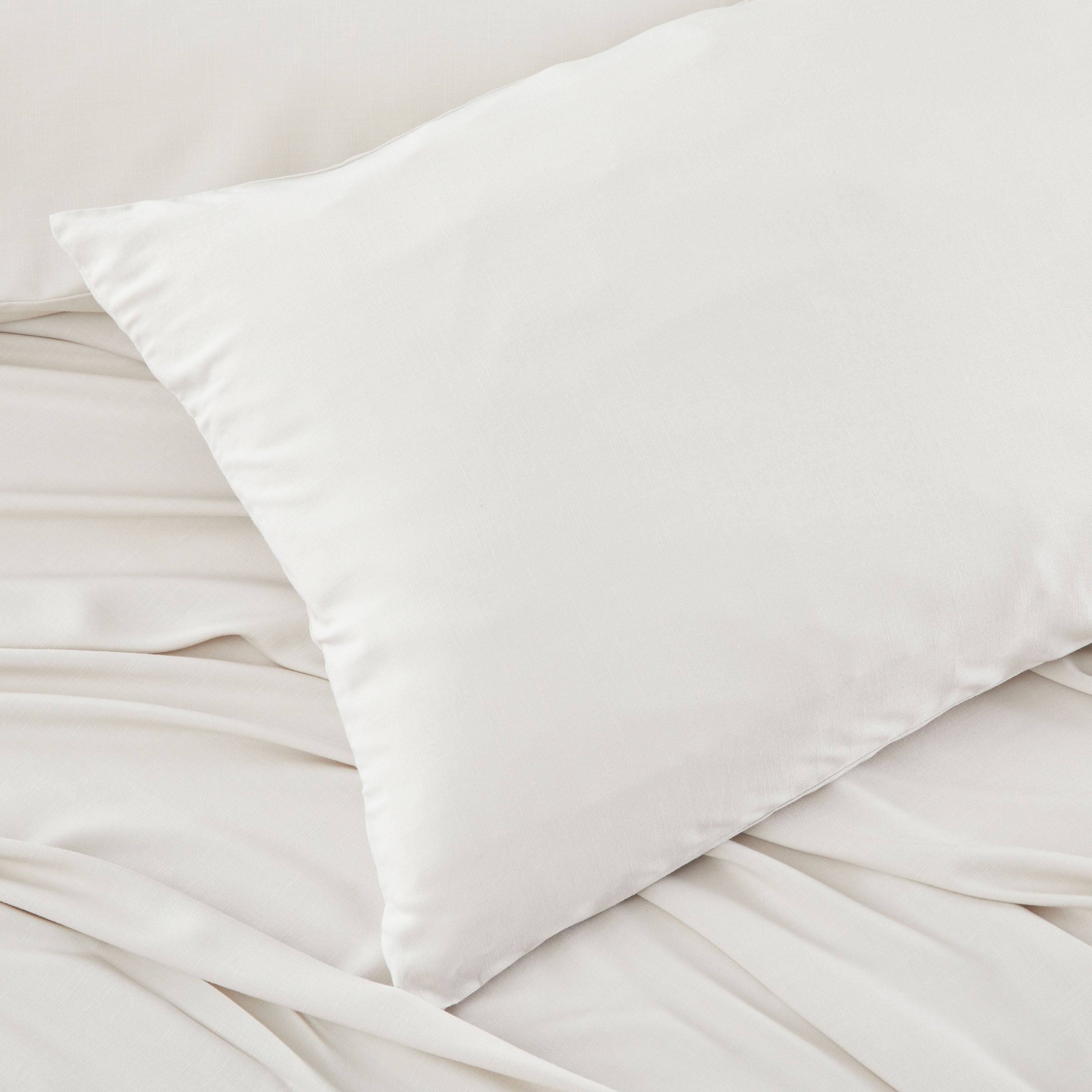 Alt View 9. Bedgear - Hyper-Linen Performance® Sheet Set - Light Grey, Split king - light-grey.