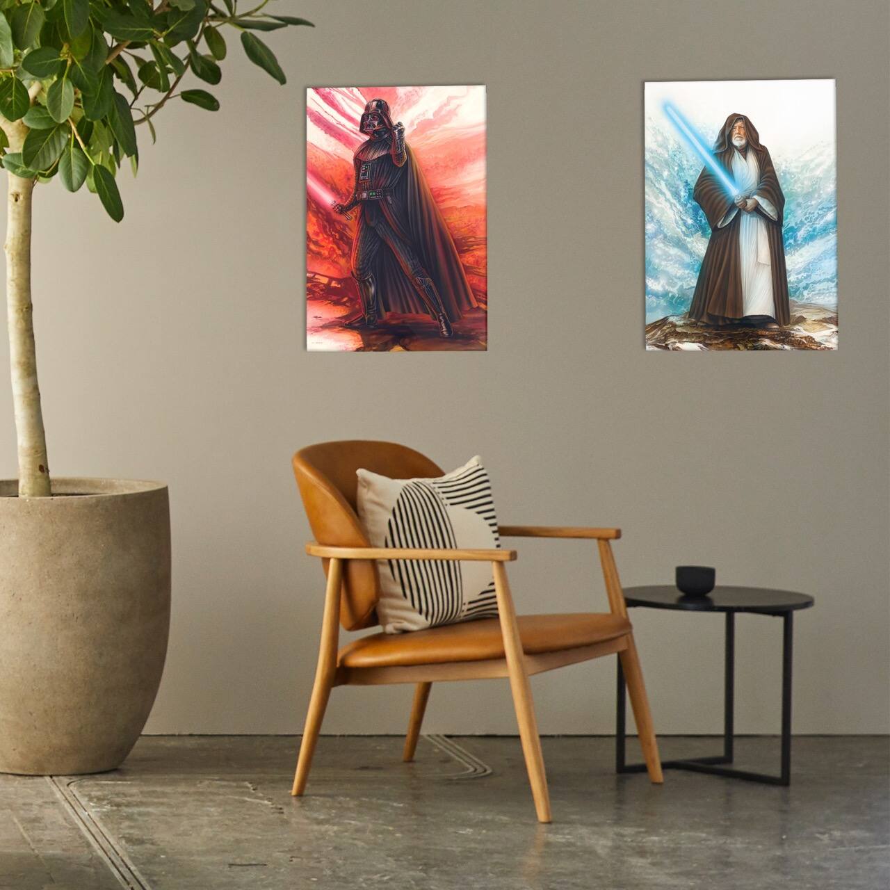 Angle. Trend Setters - Star Wars (The Sith by Monte Moore) MightyPrint™ Wall Art - Multicolor.