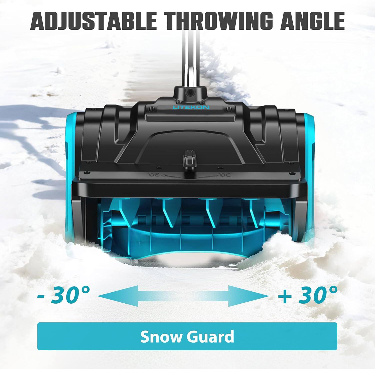 ADJUSTABLE THROWING ANGLE

-30° +30°

Snow Guard