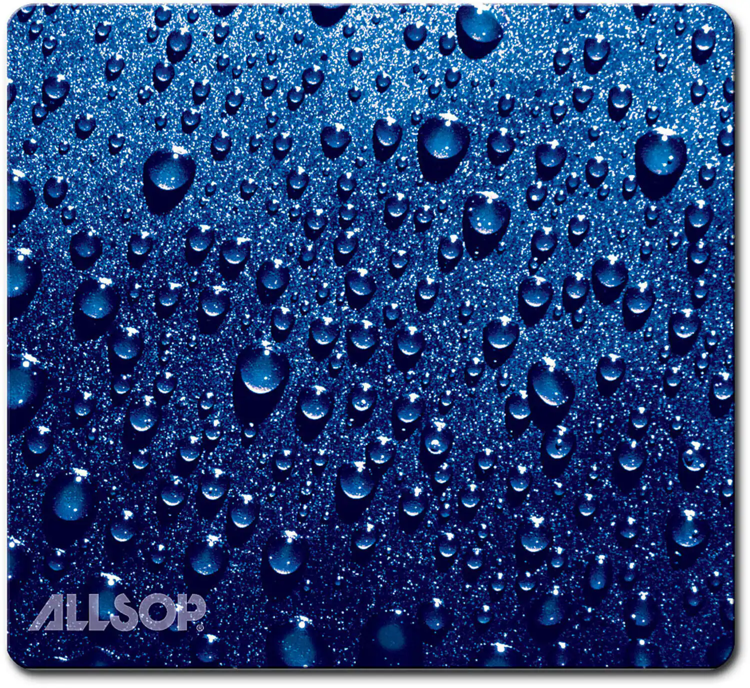 Allsop - 30182 Naturesmart Mouse Pad Soft Top Raindrop (Blue) - COMPUTER ACCESS - Multicolor