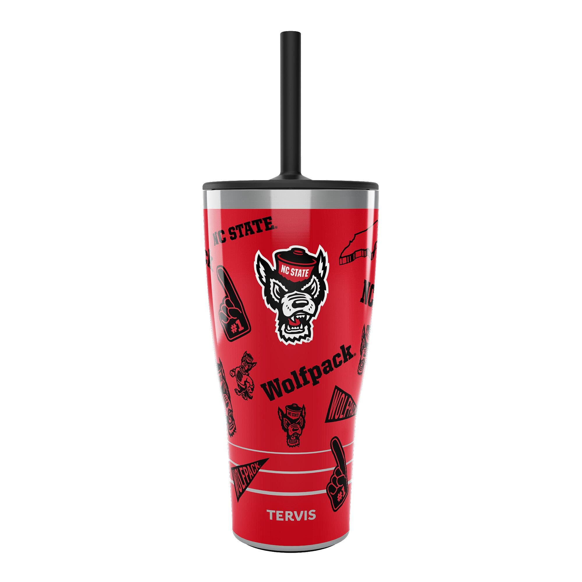 Tervis - NC State Wolfpack 30oz. Swag Tumbler With Straw Lid - Multicolor
