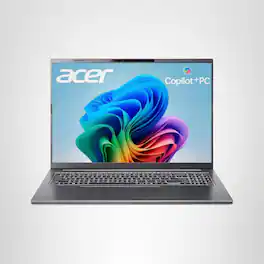 Acer - Refurbished Excellent - Aspire 16 AI 16" WUXGA Snapdragon X 16GB 512GB SSD Windows 11 Home - Steel Gray