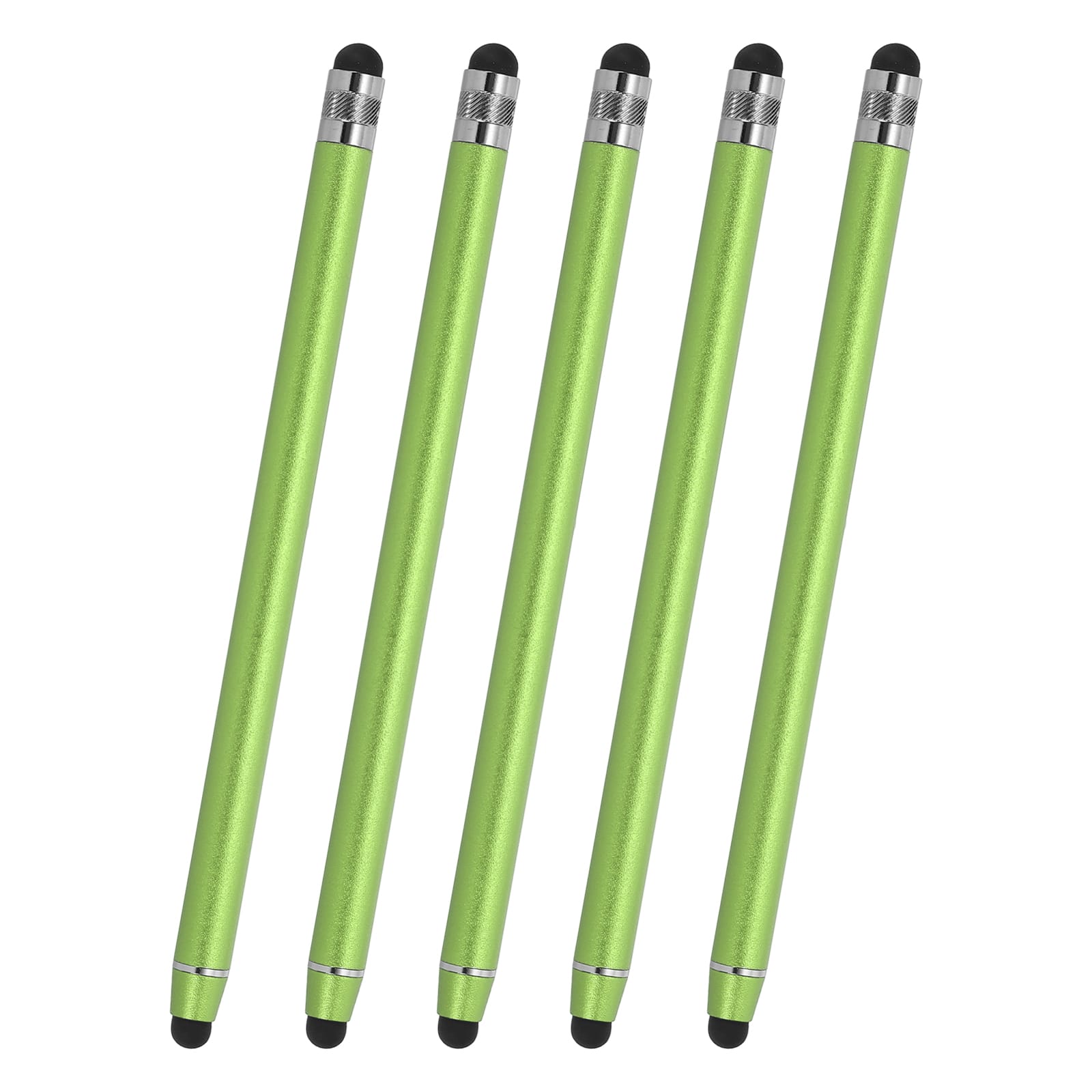 Unique Bargains - 5pcs Stylus Pens for Touch Screens, 2 in 1 High Sensitivity Universal Pen Capacitive Stylus for Touch Screen Device - Green