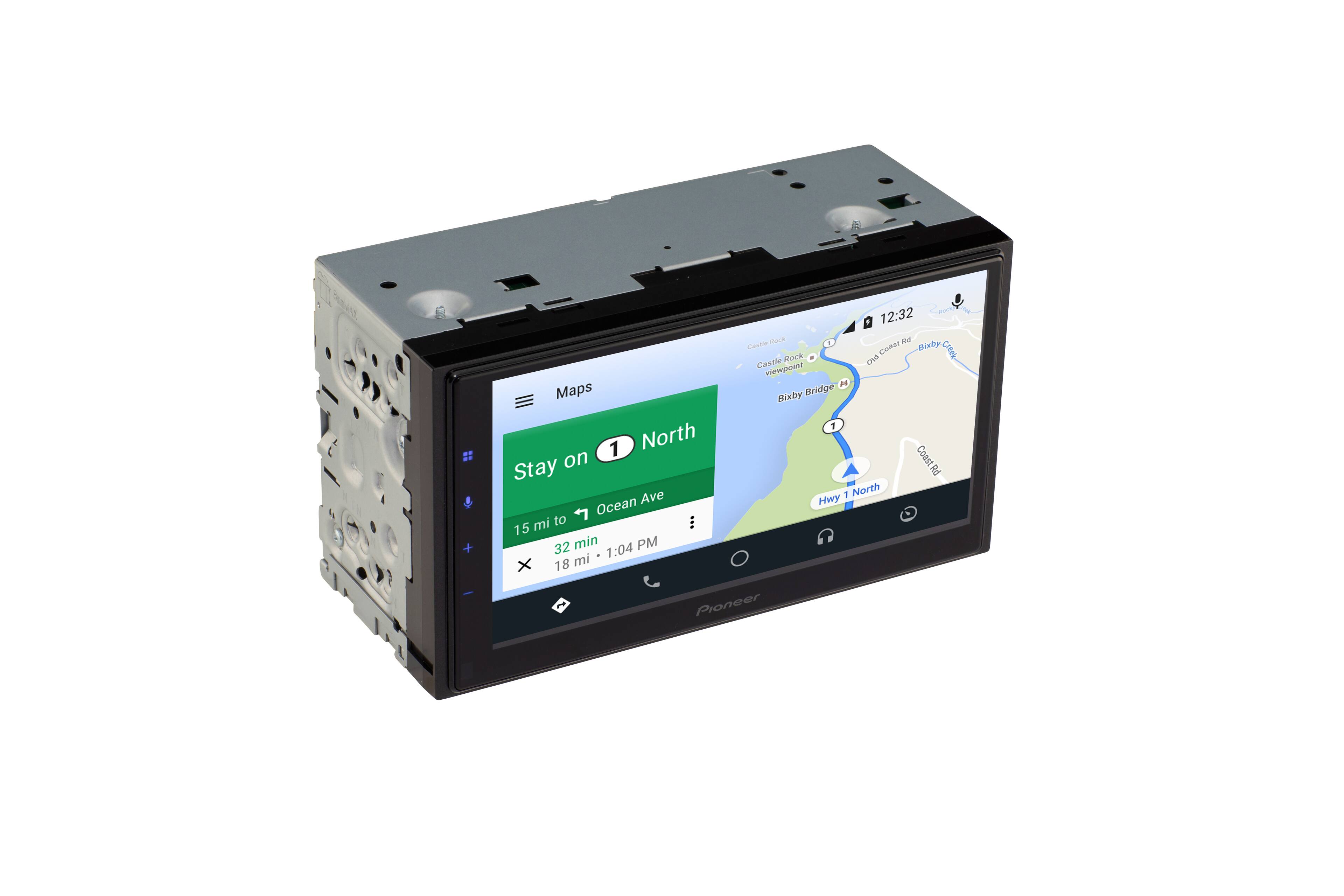 Alt View 21. Pioneer - 6.8" Android Auto and Apple CarPlay Bluetooth Digital Media (DM) Receiver - Black.