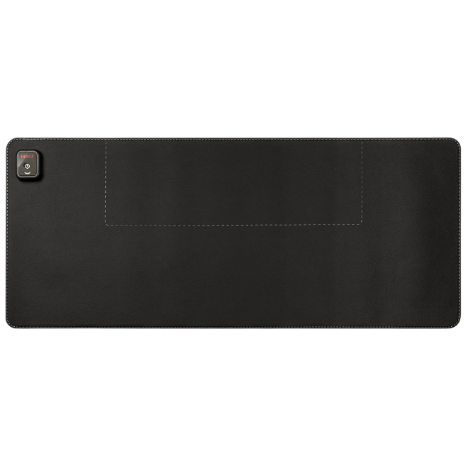Front. Victor - Heetz™ Large Heated Desk Pad - Black.