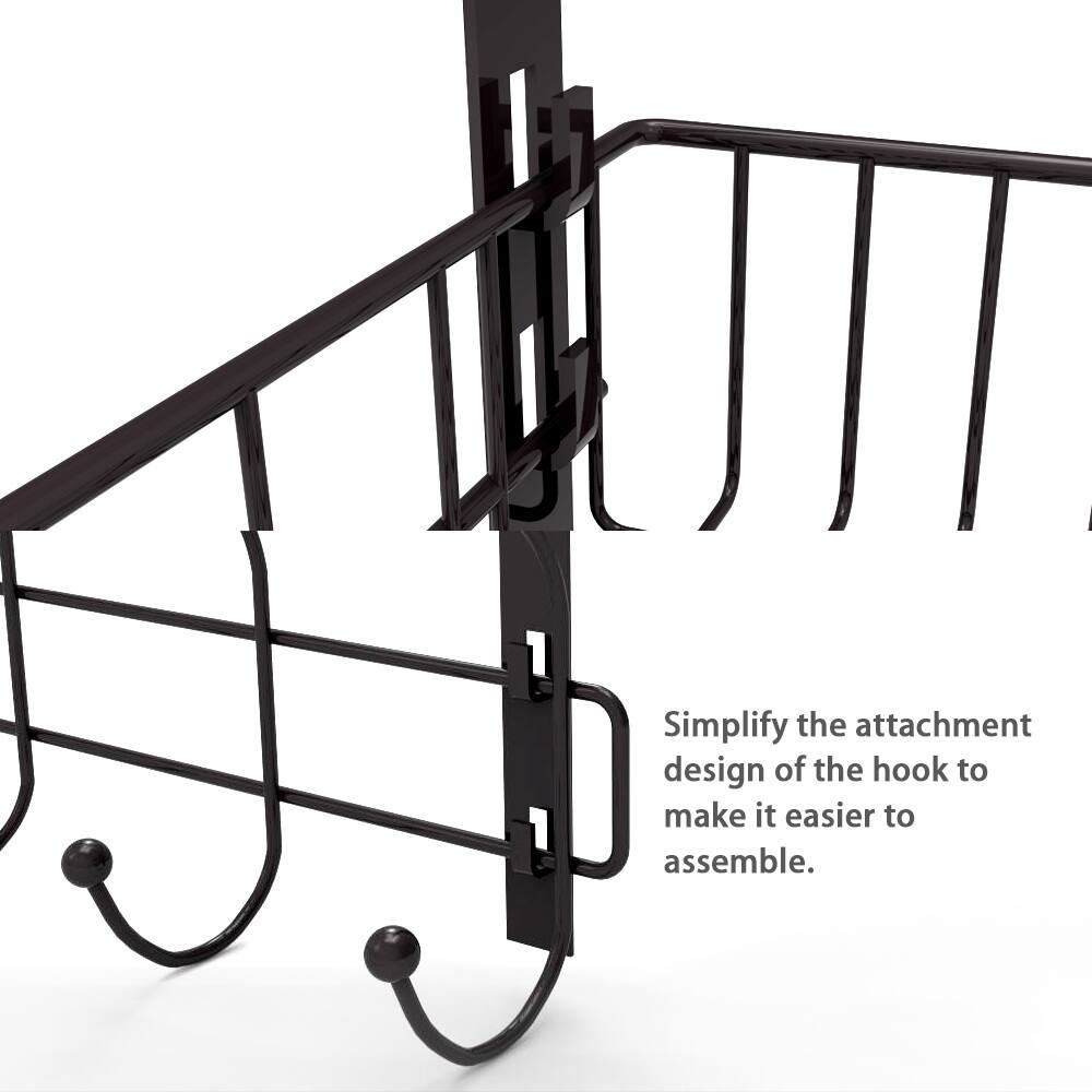 Simplify the attachment design of the hook to make it easier to assemble.