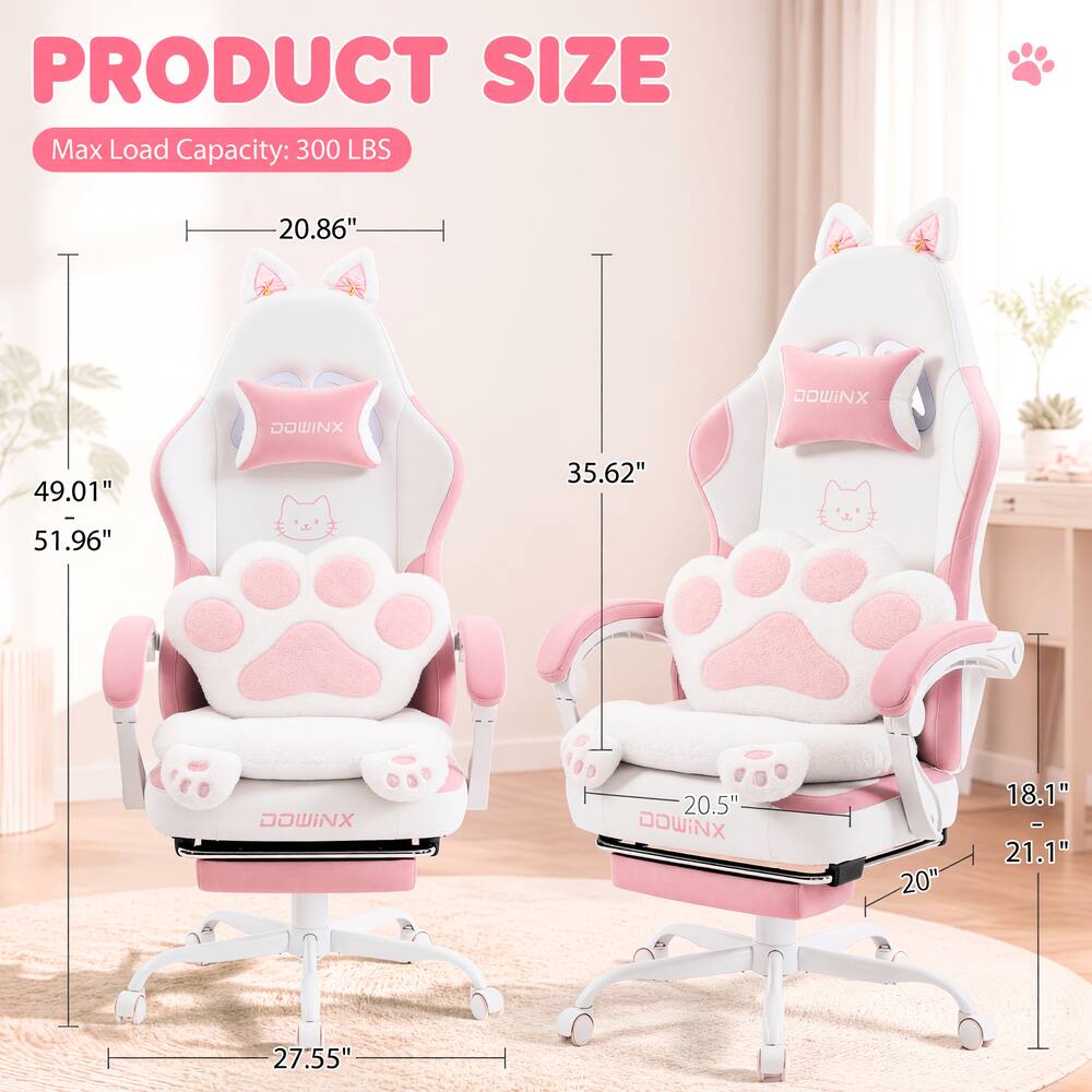 PRODUCT SIZE  
Max Load Capacity: 300 LBS  
20.86"  
49.01"  
51.96"  
35.62"  
20.5"  
18.1" - 21.1"  
27.55"