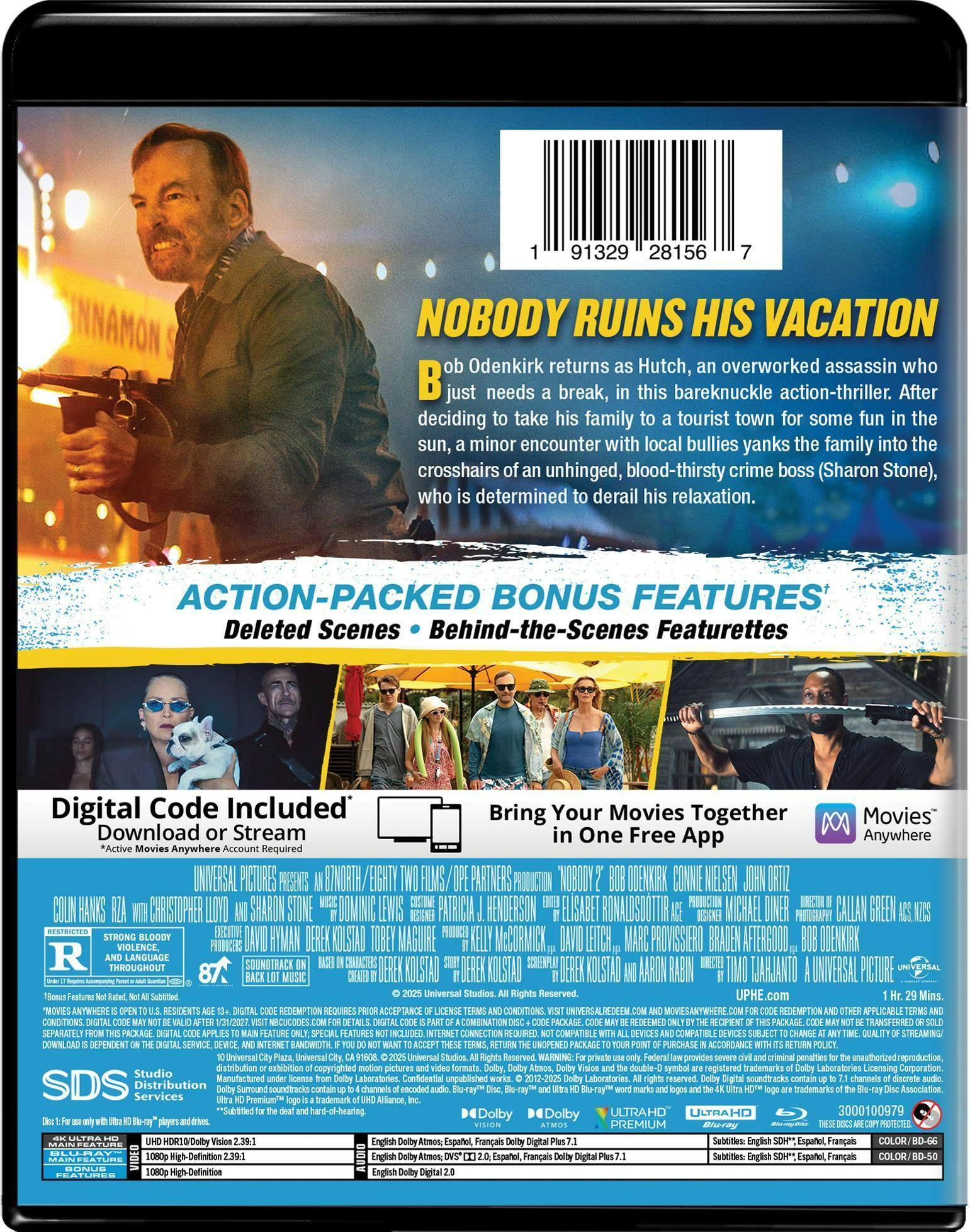 Back. Nobody 2   - 4K Blu-Ray.