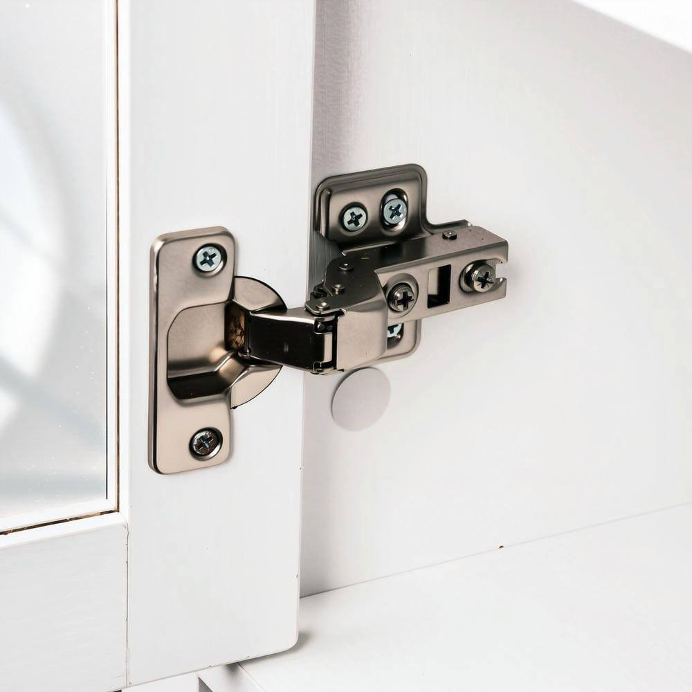 Alt View 9. Kadyn - 71" Fluted Arched Pantry with Adjustable Shelves and Glass Front - White - White.