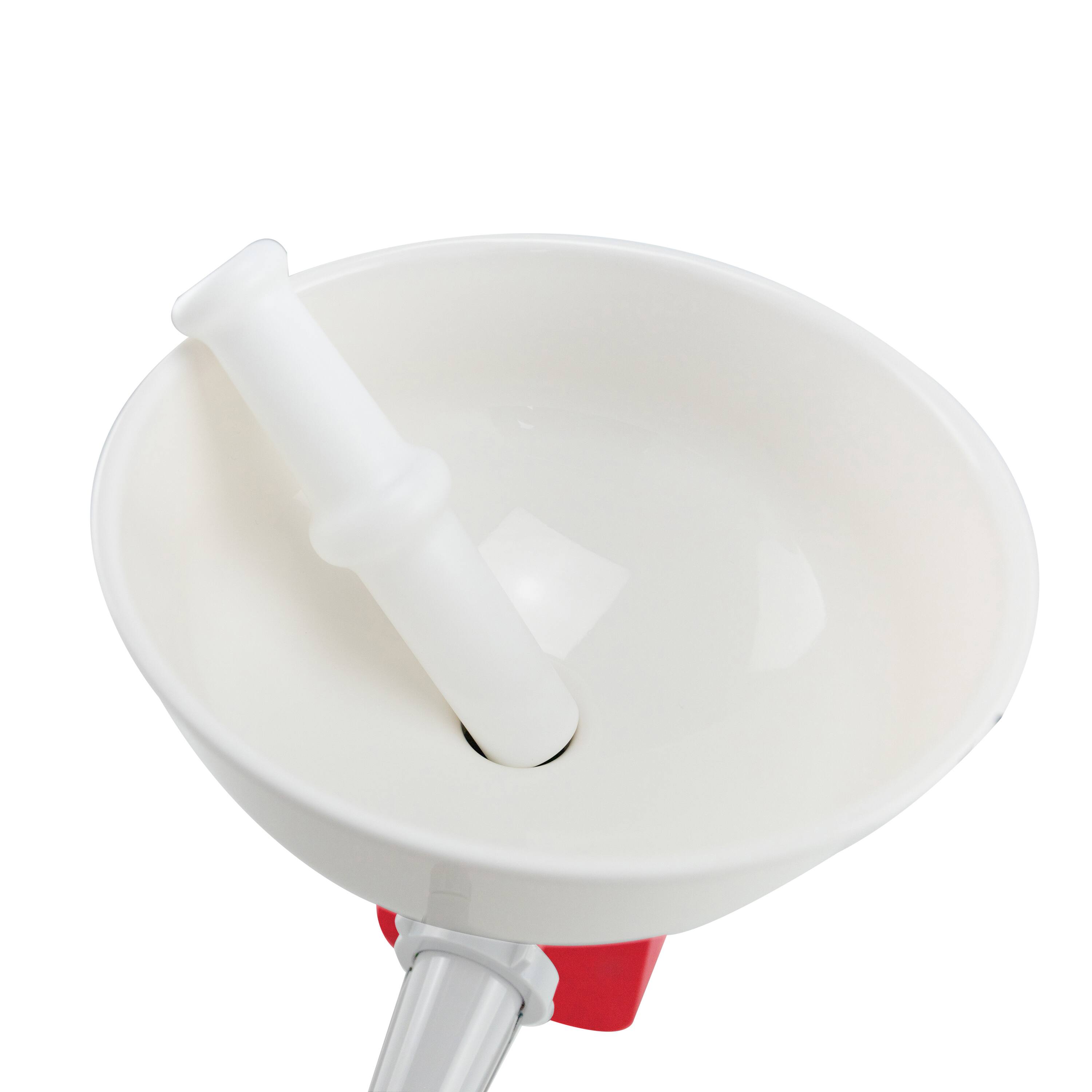 Back. Nesco - Electric Food Strainer - Red.