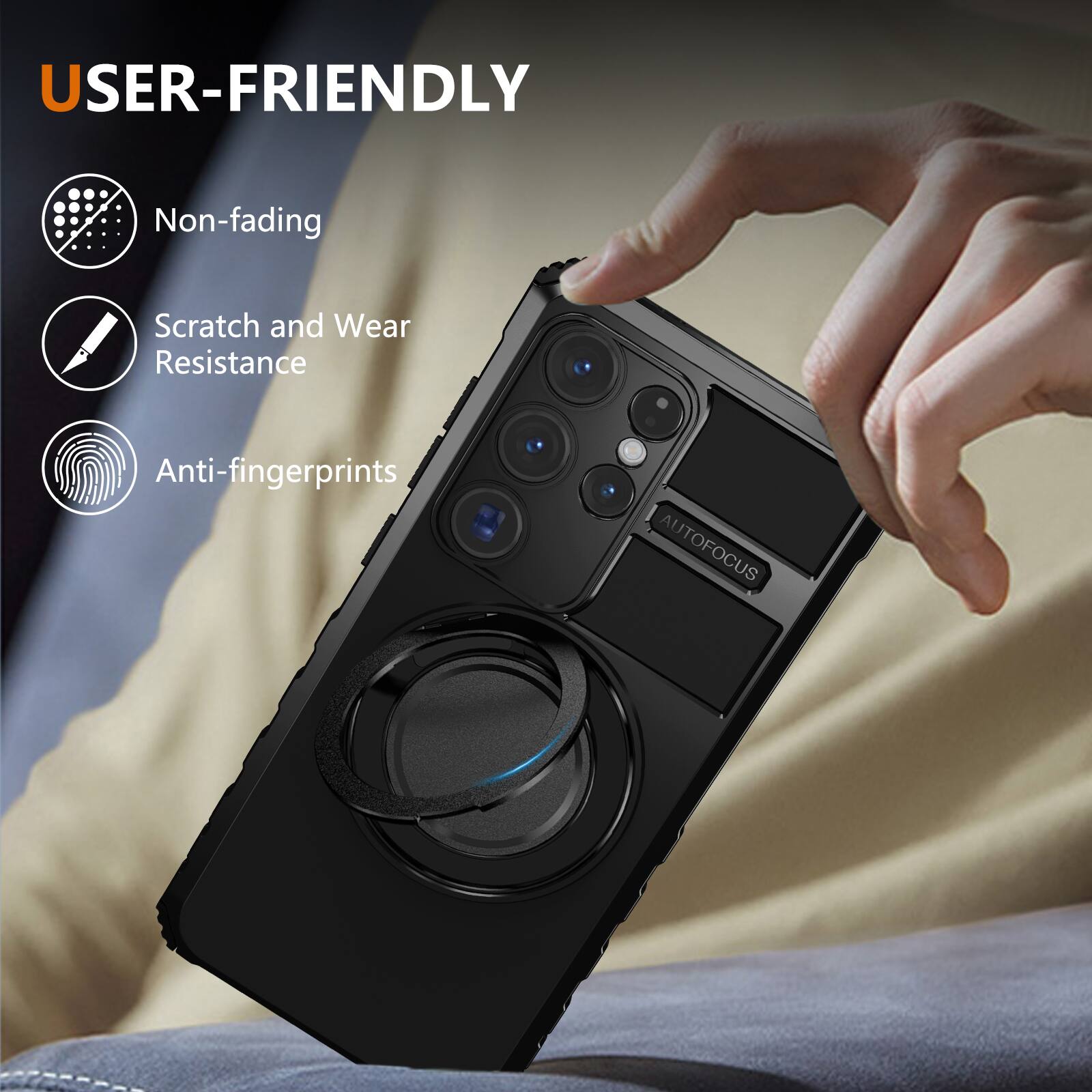 USER-FRIENDLY

- Non-fading
- Scratch and Wear Resistance
- Anti-fingerprints

AUTOFOCUS