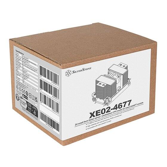 SILVERSTONE  
XE02-4677  
CPU cooler  
workstation server  
factor form 2U  
small