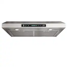 Onefly - 30 inches - Externally Vented - Under cabinet Range Hood - Silver