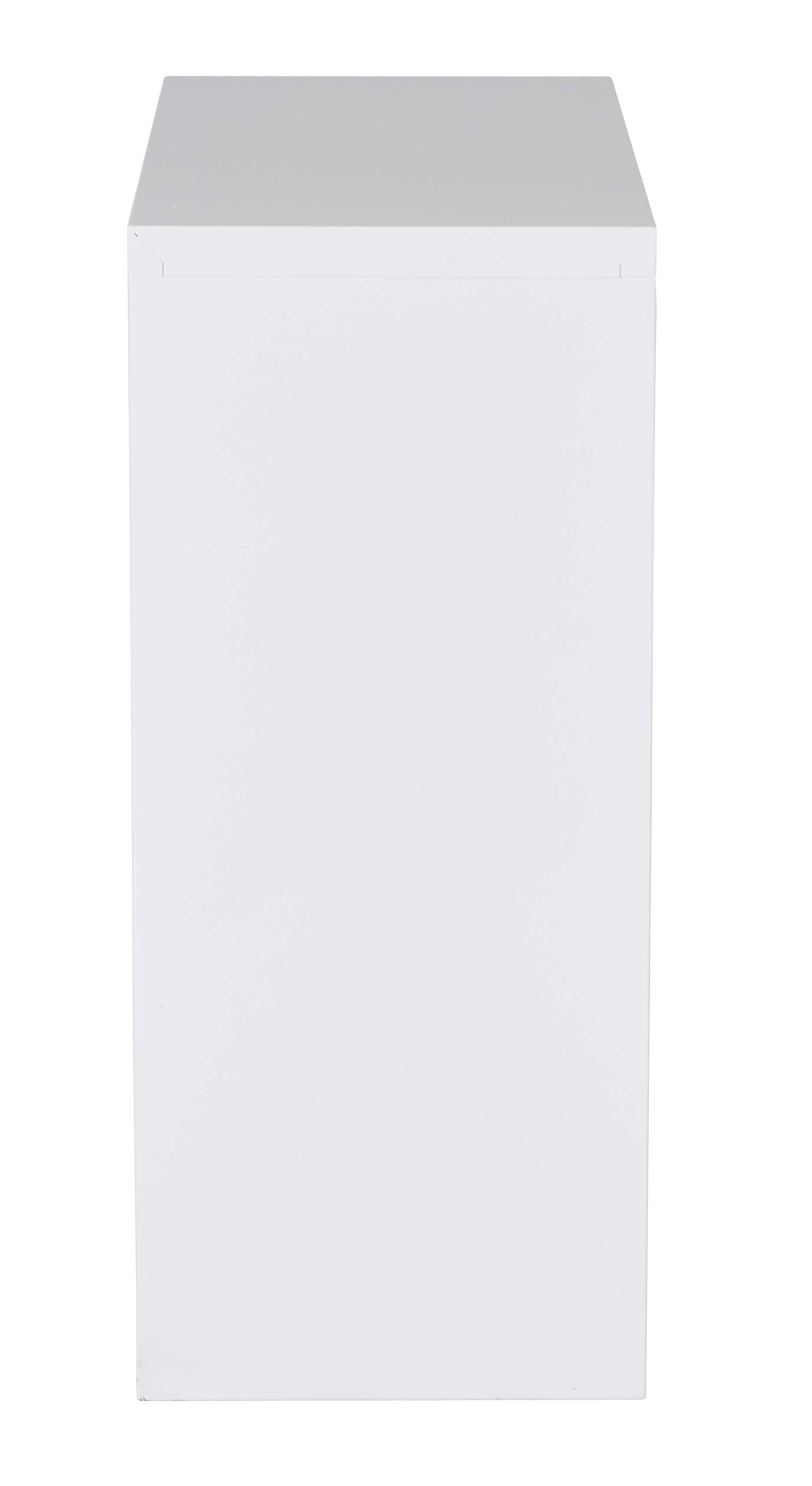 Left. OSP Home Furnishings - Metal Bookcase - White.