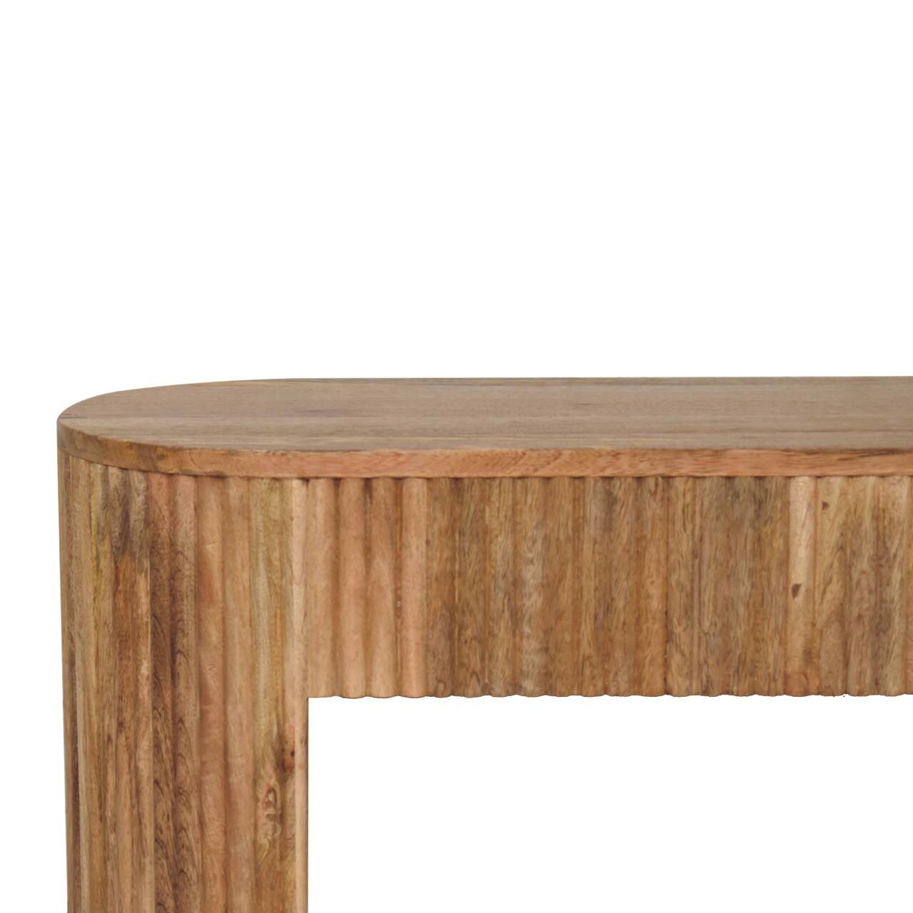 Alt View 1. Artisan Furniture - Artisan Furniture Solid Wood Soba Straight Media Unit, Brown - Beige.