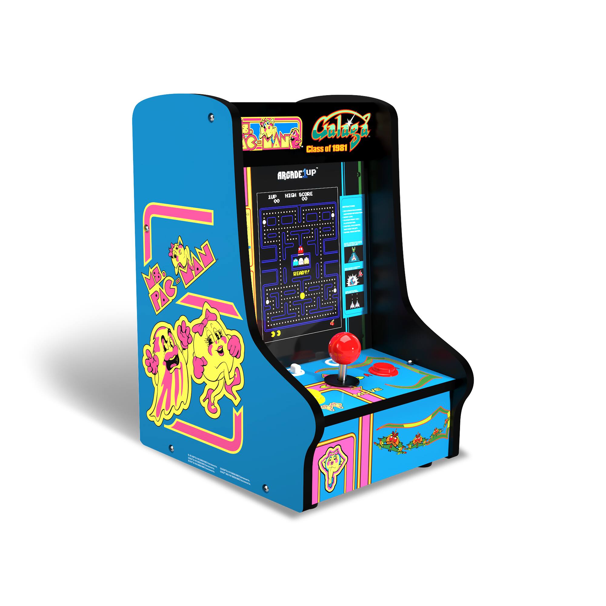 Ms. Pac-Man Micro Player Game Handheld Portable Retro Mini Arcade Machine 8e