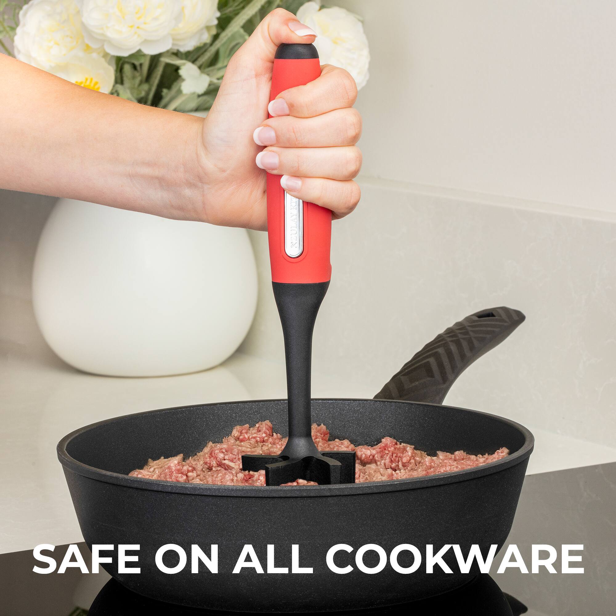 SAFE ON ALL COOKWARE