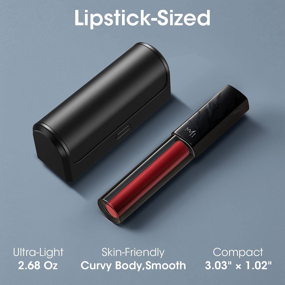 Lipstick-Sized

Ultra-Light  
2.68 Oz

Skin-Friendly  
Curvy Body, Smooth

Compact  
3.03" x 1.02"