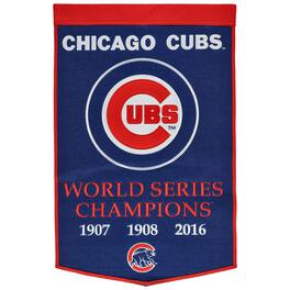 WinCraft - Chicago Cubs 24" x 38" Championship Banner - Multicolor