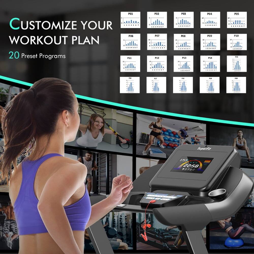 CUSTOMIZE YOUR WORKOUT PLAN  
20 Preset Programs