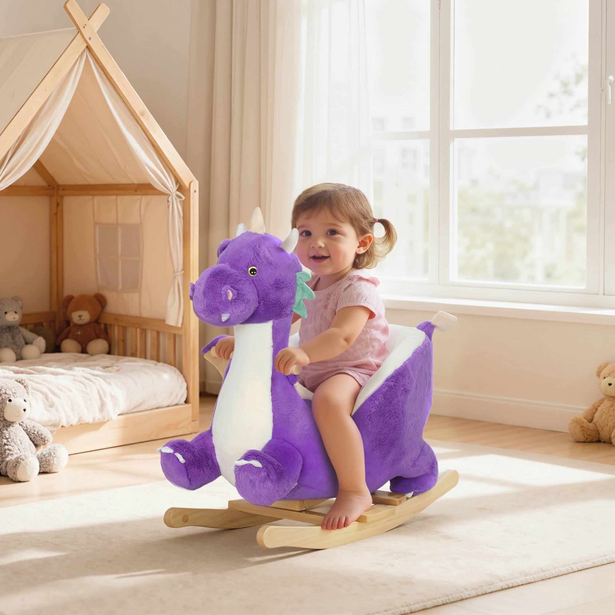 Alt View 1. Qaba - Rocking Horse.