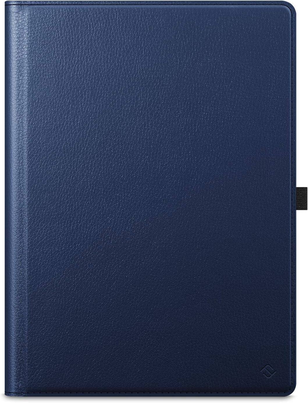 Alt View 5. Fintie - Rotating Case for  iPad Pro 12.9 2017/2015 (1st & 2nd Gen) 360° Swivel Stand Shockproof Cover Auto Sleep/Wake - Navy.