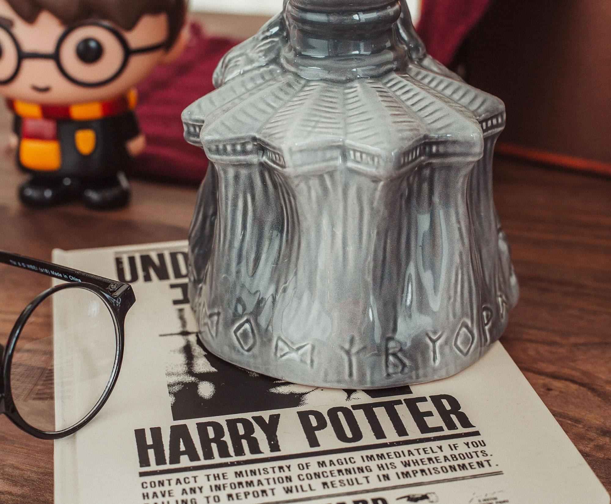Made in China

HARRY POTTER

CONTACT THE MINISTRY OF MAGIC IMMEDIATELY IF YOU HAVE ANY INFORMATION CONCERNING HIS WHEREABOUTS. THE MINISTRY WILL RESULT IN IMPRISONMENT.