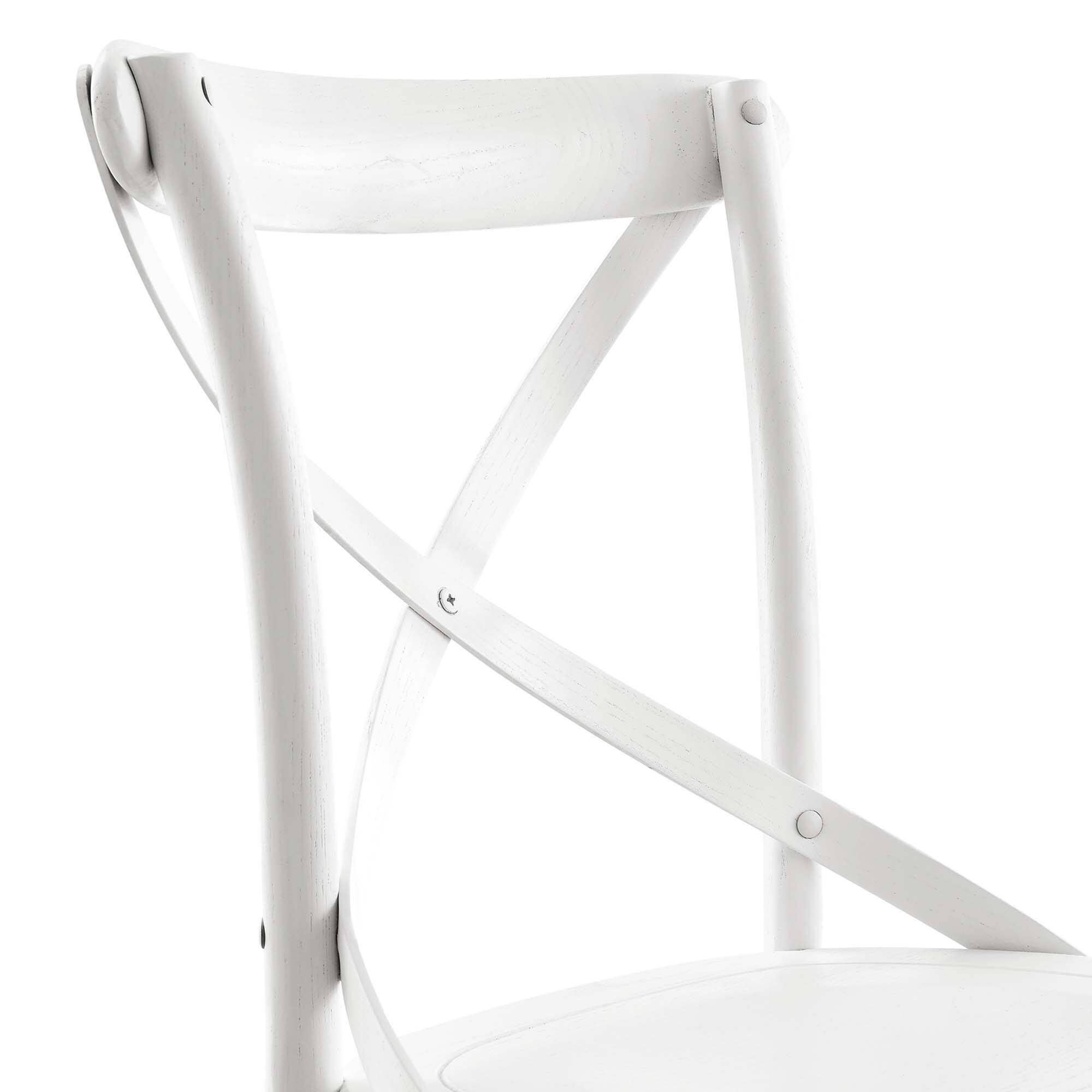 Alt View 4. Modway - Gear Dining Side Chair by Modway - White.
