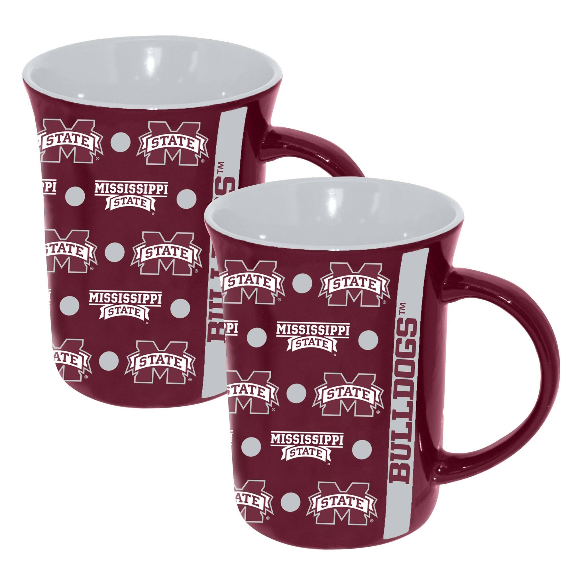 The Memory Company - Mississippi State Bulldogs 2-Pack 15oz. Line Up Ceramic Mugs - Multicolor price history on PriceWatchPro