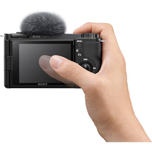 ZV-E10 4K MENU Fn DISP ISO SONY