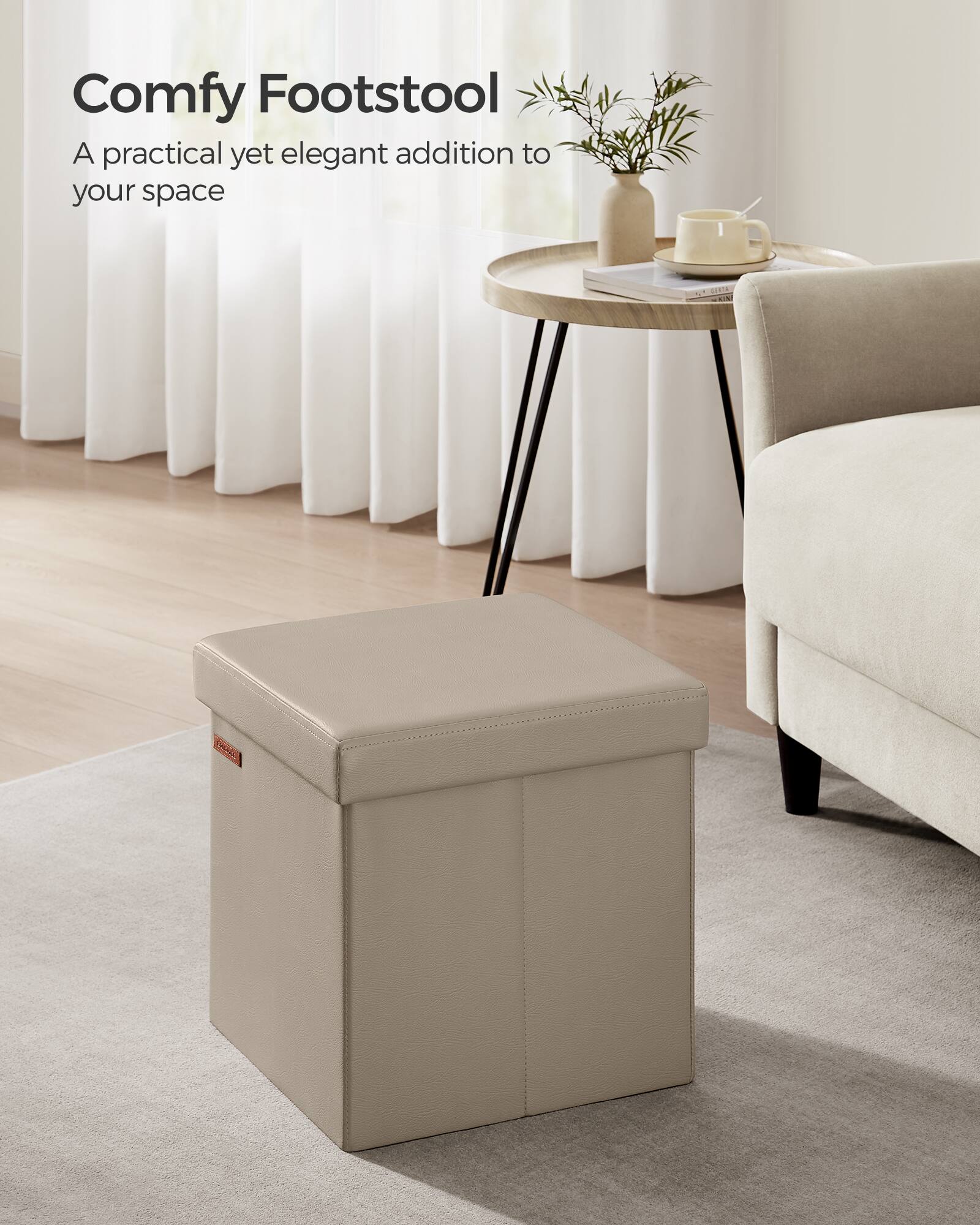 Comfy Footstool  
A practical yet elegant addition to your space