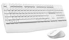 PO3TICJUNKI3 - And Mouse Coe200 Usb Multi Device Set Full-size Wireless Combo Compatible For Os windows Computers Laptops - White