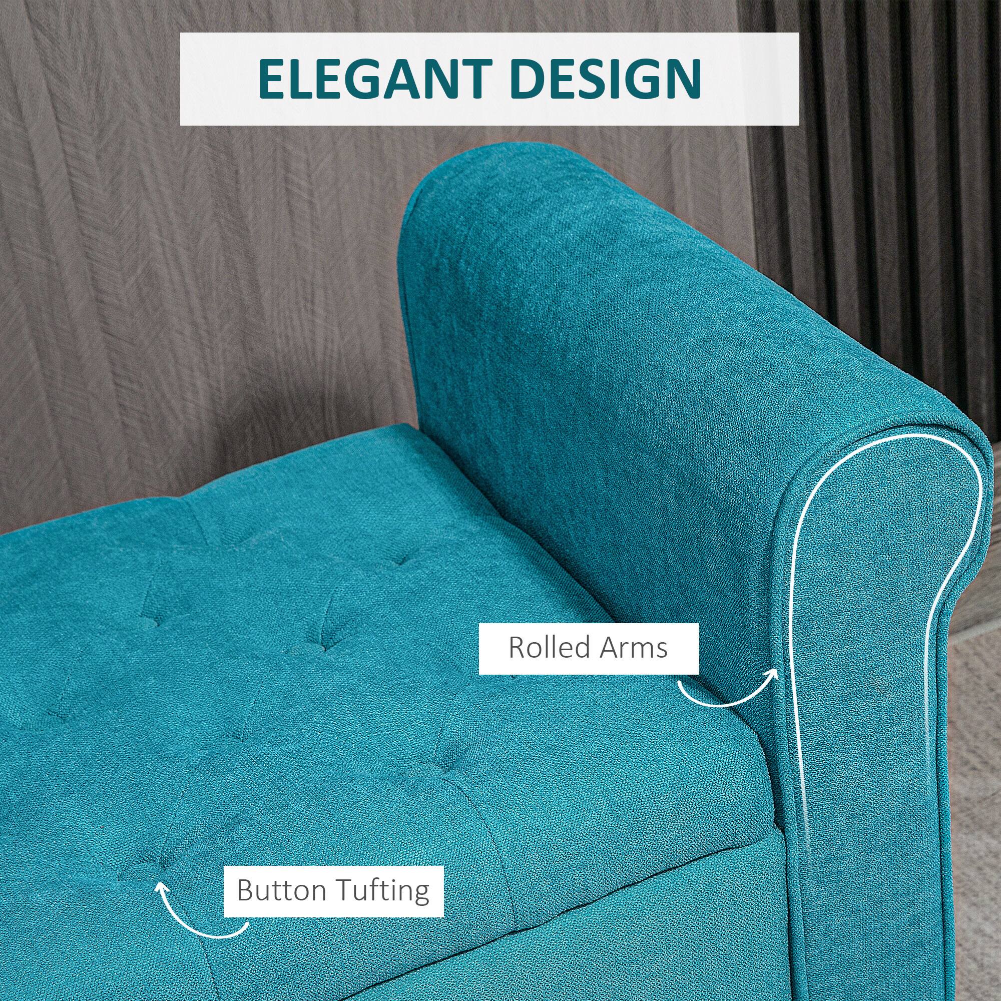ELEGANT DESIGN
Rolled Arms
Button Tufting