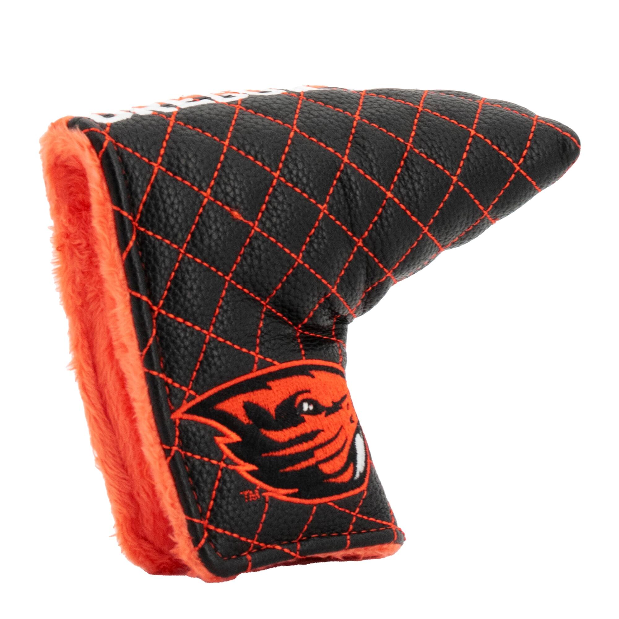 Alt View 3. Team Golf - Oregon State Beavers Quilted Blade Putter Cover - Multicolor.