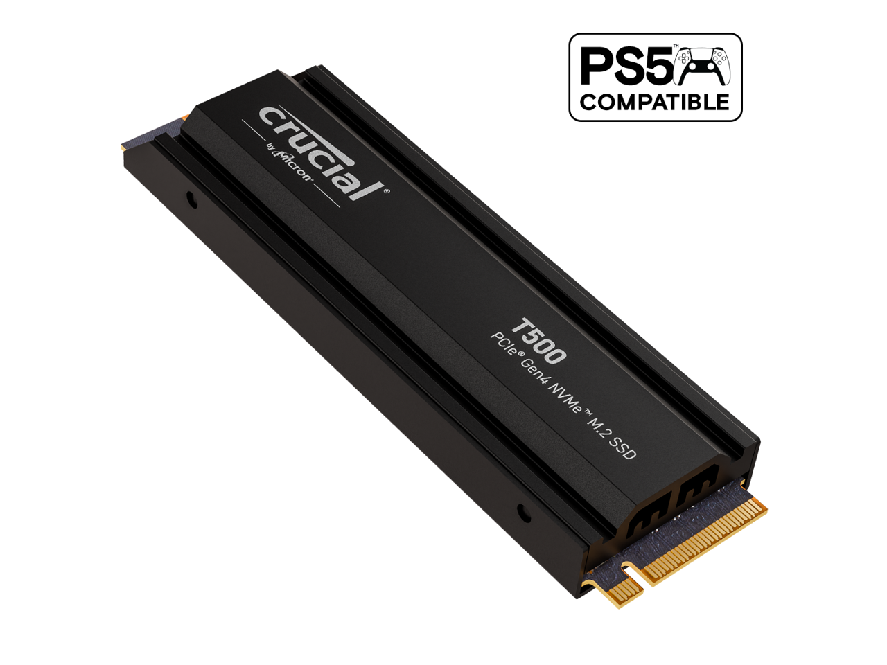 Crucial by Micron  
PS5 COMPATIBLE  
PCIe Gen4 NVMe™ M.2 SSD  
T500
