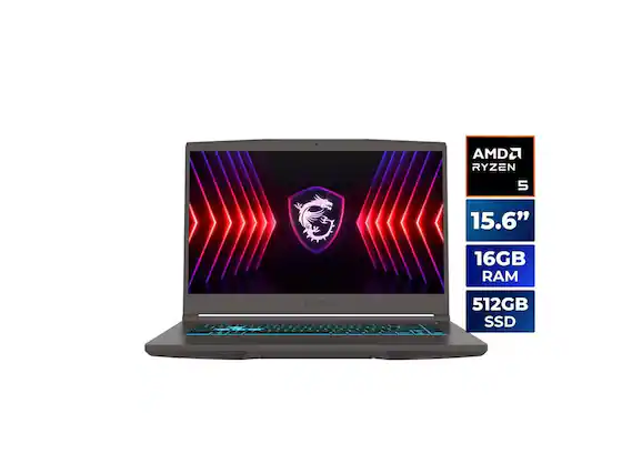 AMD Ryzen 5
15.6"
16GB RAM
512GB SSD