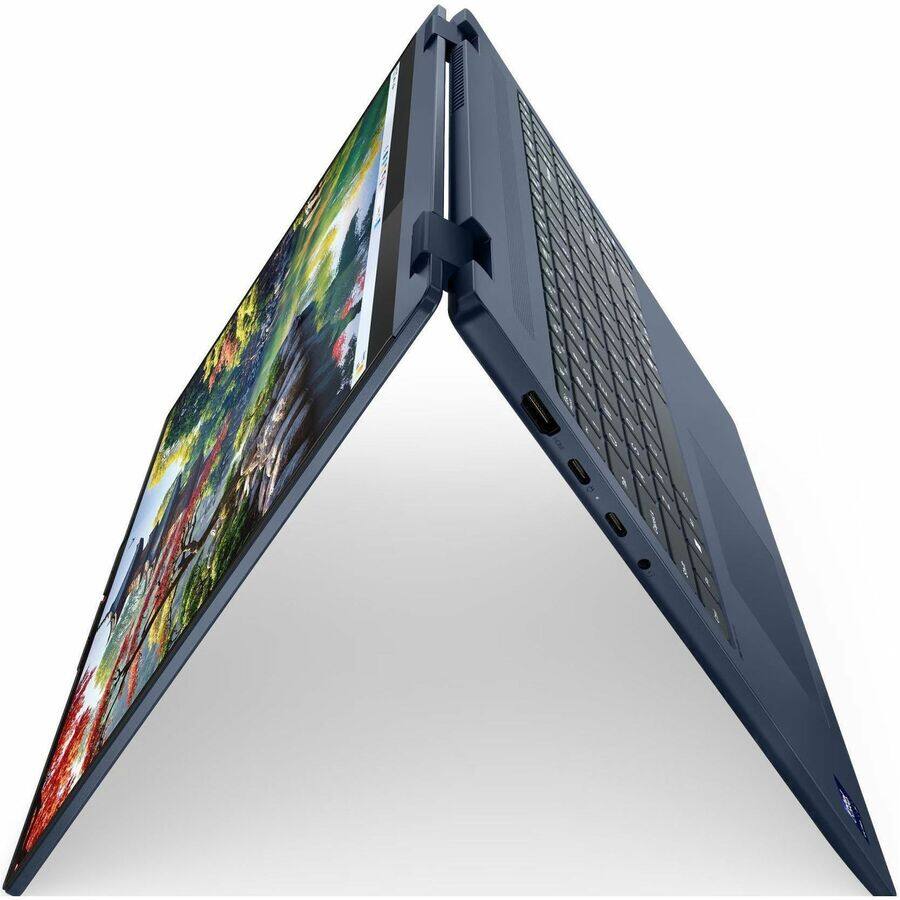 Alt View 4. Lenovo - Lenovo IdeaPad 5 16IAL10 83KS001MUS 16" Touchscreen Convertible 2 in 1 Notebook - WUXGA - Intel Core Ultra 7 255U - 16 G - Cosmic Blue.