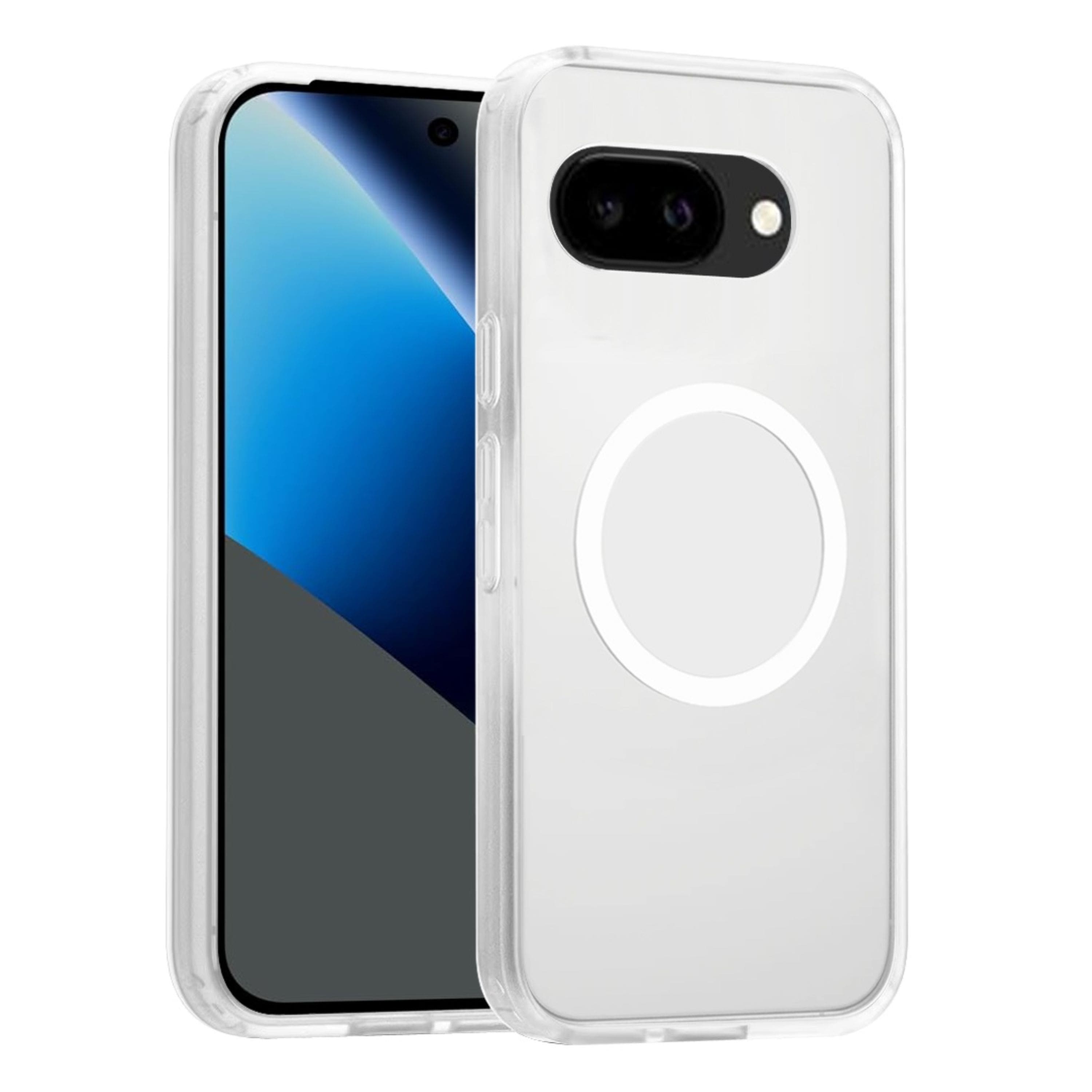 Kitcheniva - Soft Touch Frosted Magnetic Circle Phone Case With Tempered Glass For Google Pixel 10a - Clear price history on PriceWatchPro