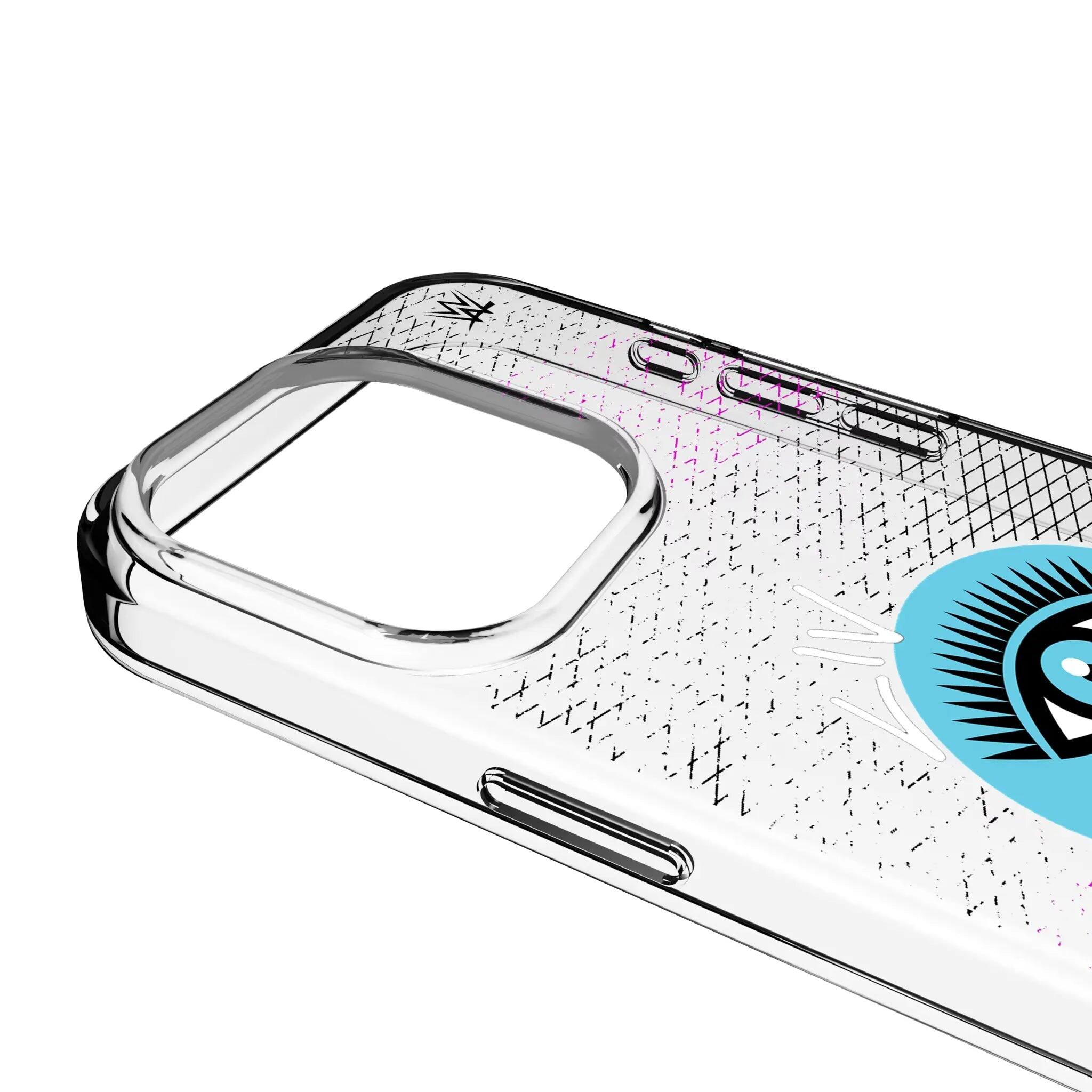 Left. Keyscaper - WWE Steel Clear Phone Case - Apple iPhone 14 Plus - Liv Morgan.