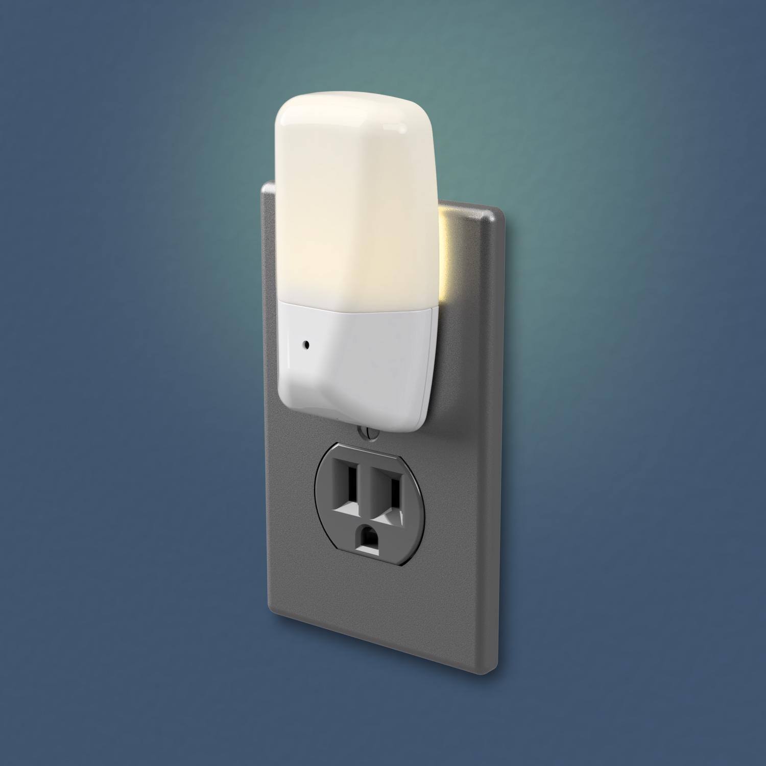 Left. Westek - Westek Automatic Plug-in Aria Curved LED Night Light.