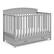 Left. Graco - Benton 5-in-1 Convertible Crib with Drawer - Pebble Gray.