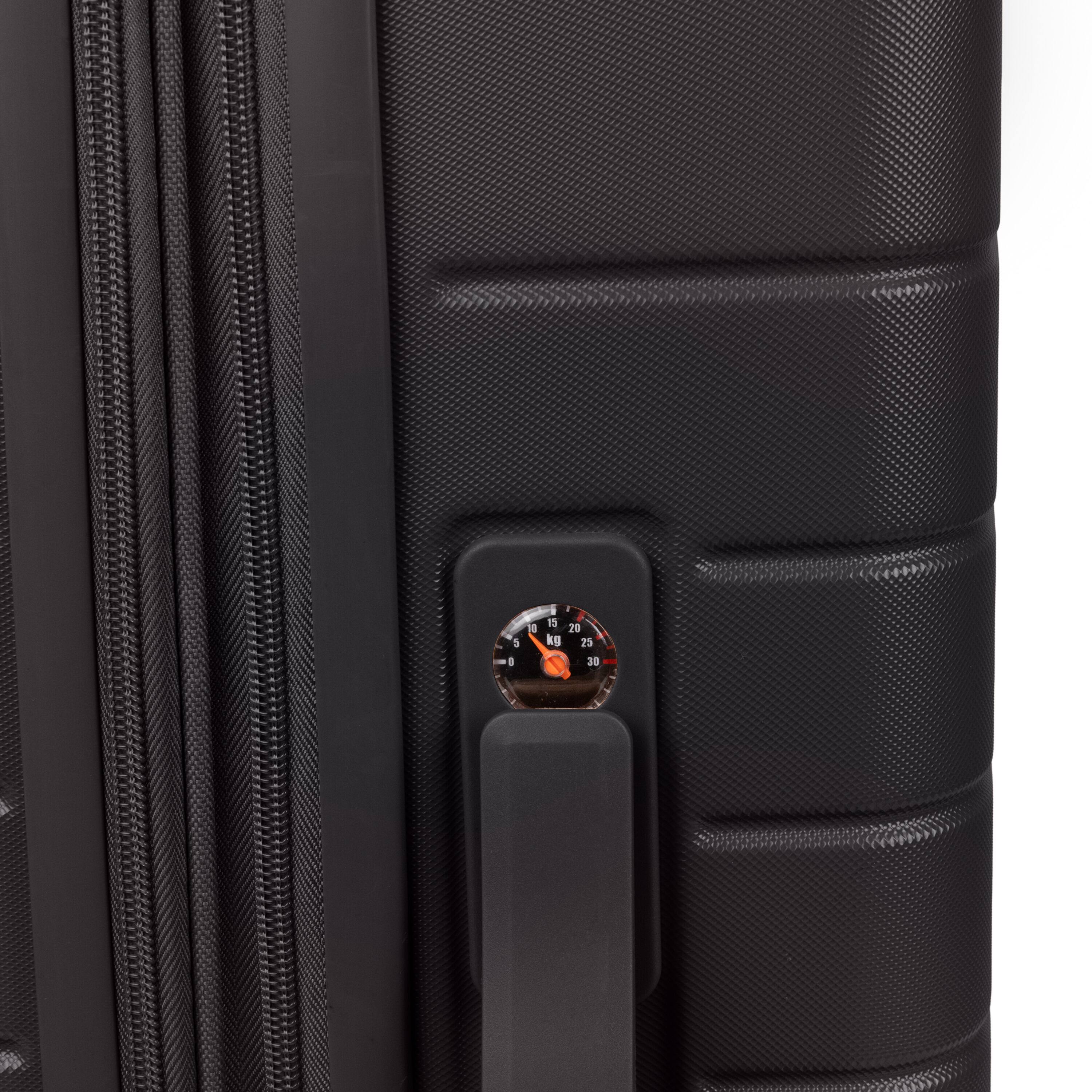 Alt View 6. Bugatti - Bugatti Munich Pro 3 Piece Hardside Luggage Set - BLACK.