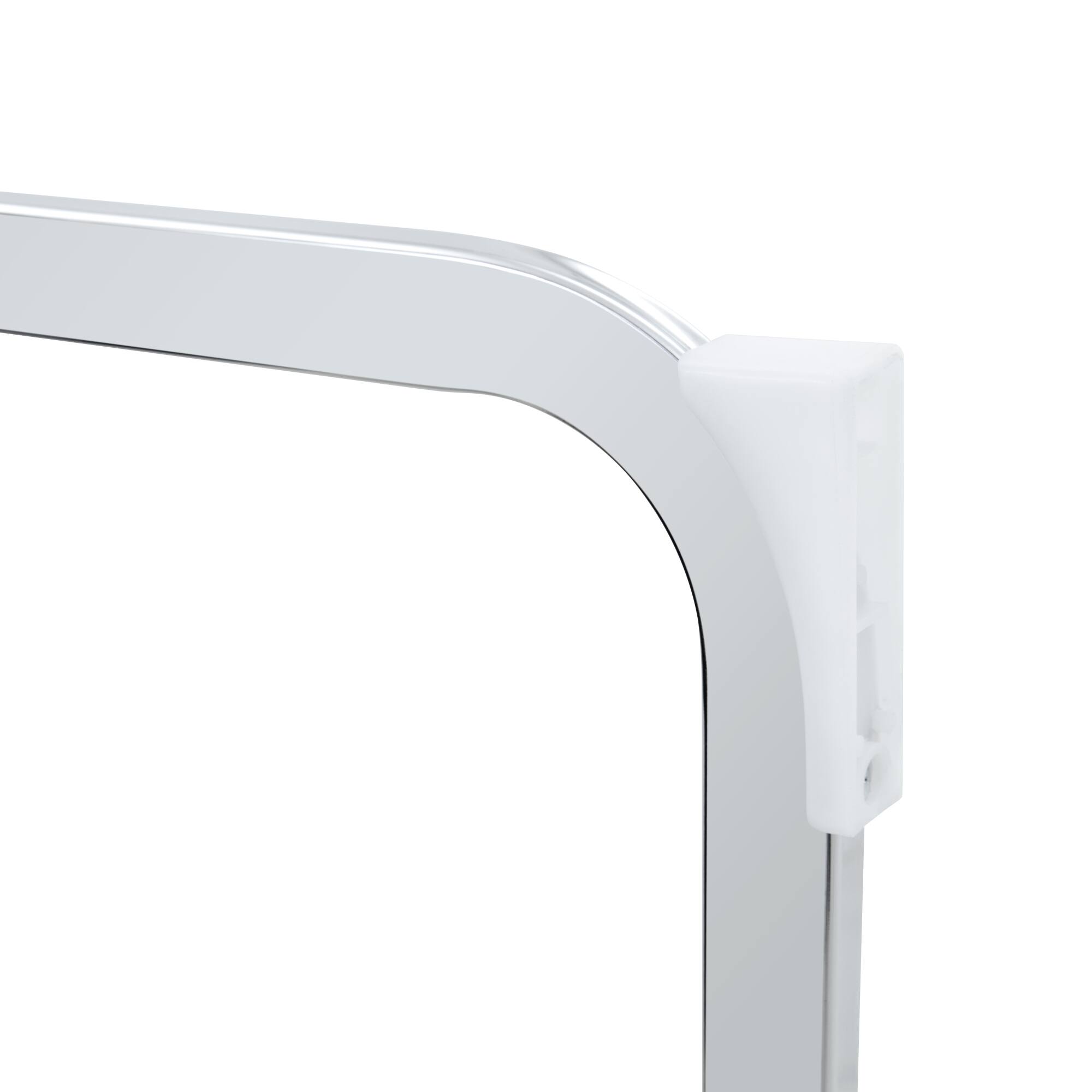 Alt View 10. GOODSILO - Set of 4 Modern Faux Leather Dining Chairs with Gold Mesh Texture and Chrome Accents - Off White.