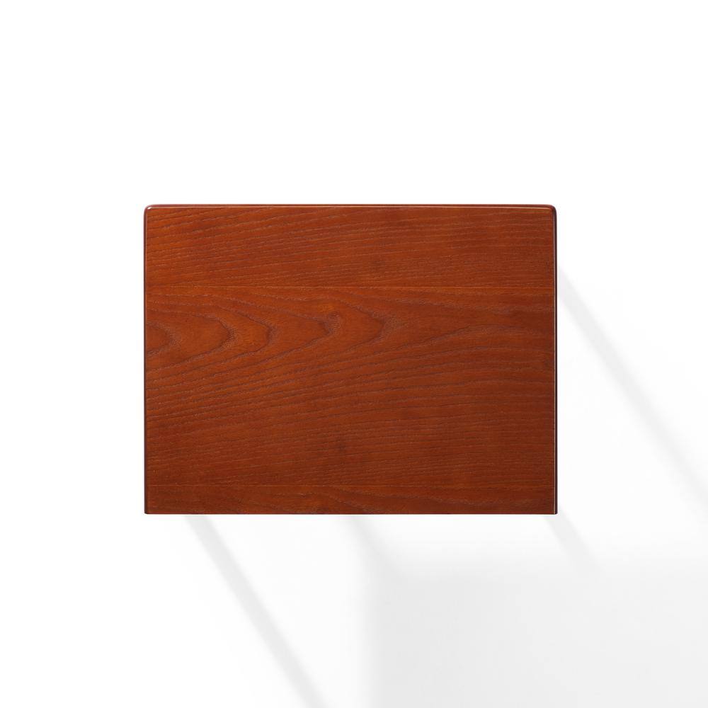 Back. Crosley Furniture - Manchester Record Player Stand - Paprika.